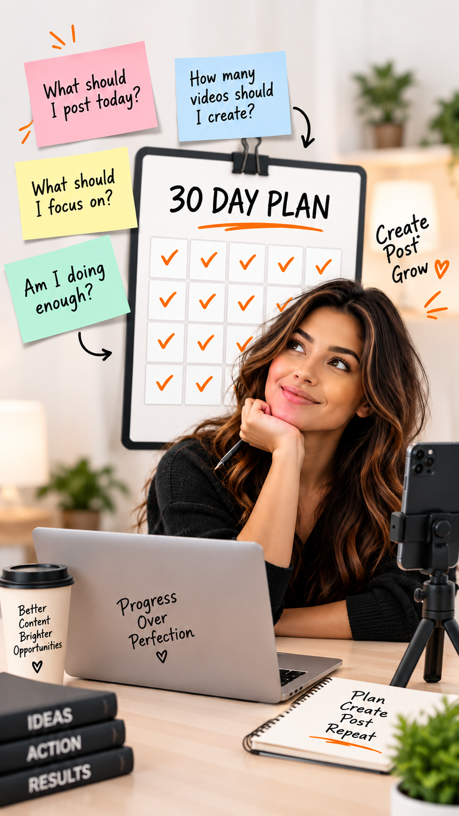 30-Day TikTok Challenge plan mockup